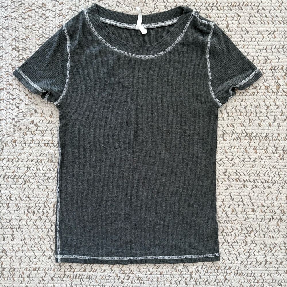 Gray Baby Tee